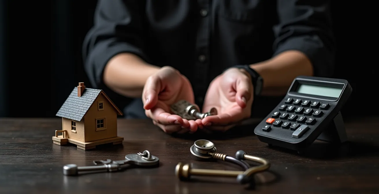 Mandataire gérant les comptes numériques d'un senior sur ordinateur